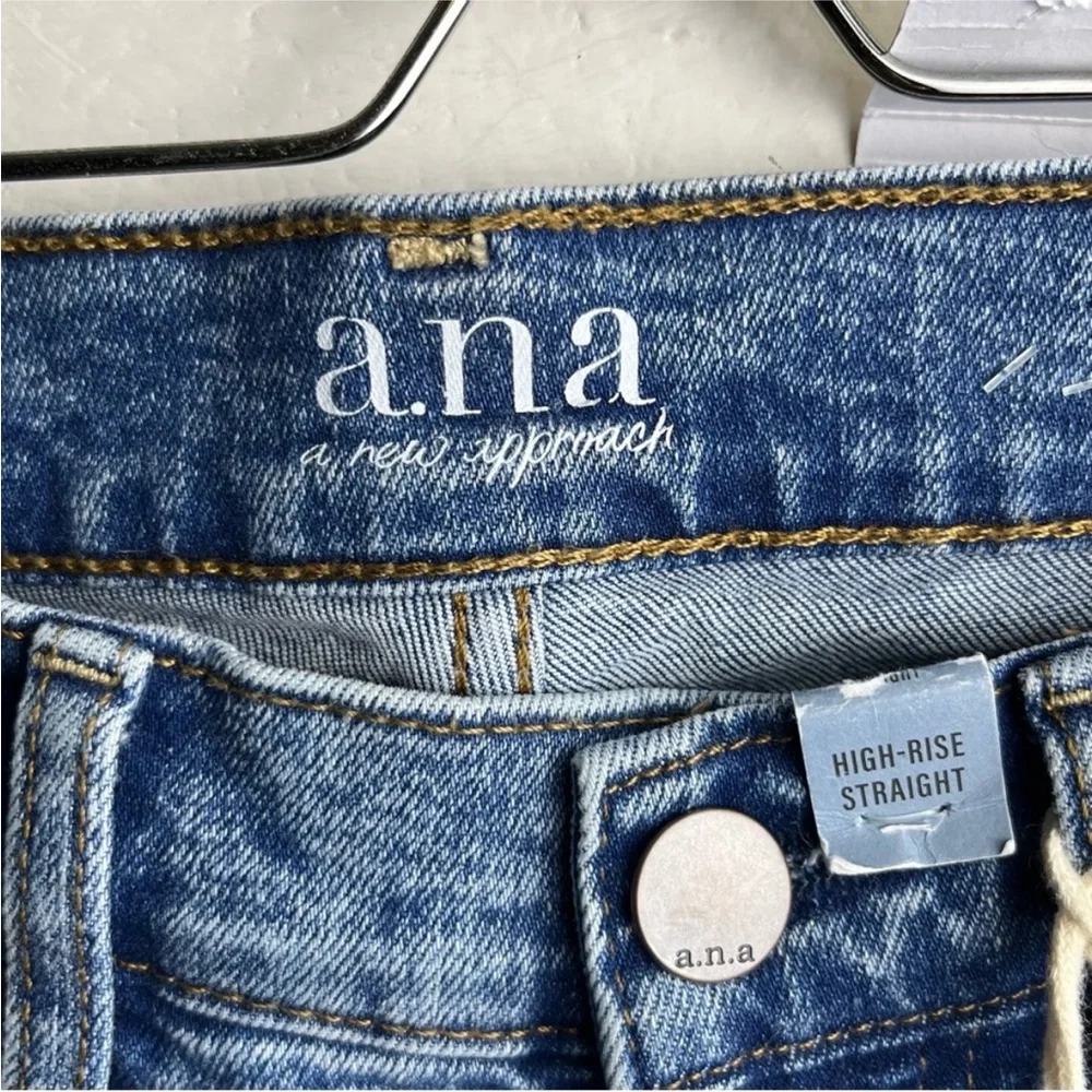 a.n.a High Rise Straight Leg Jeans